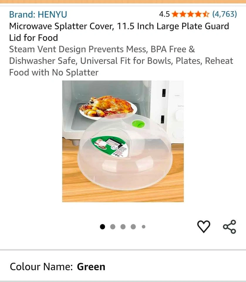 HENYU and Beprezco Microwave Splatter Covers - photo 3