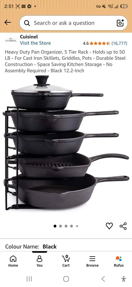 Cuisinel 5-Tier Pan Organizer - photo 2