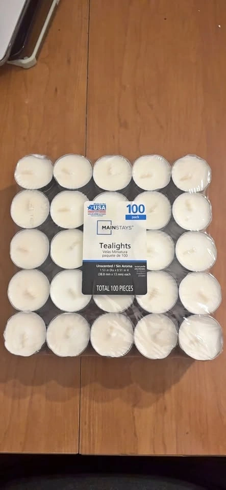 MAINSTAYS Tealights 100 pack