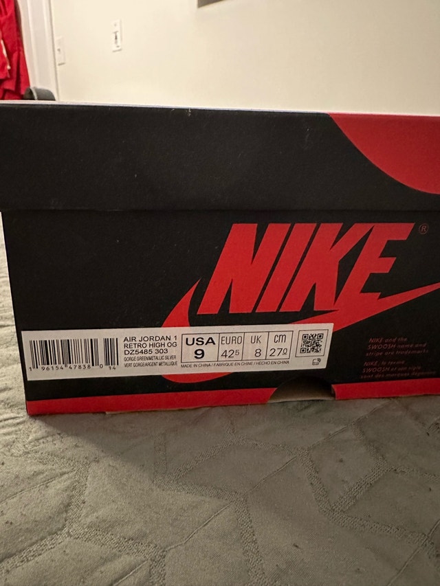 Nike Air Jordan 1 Retro High OG Gorge Green - photo 3