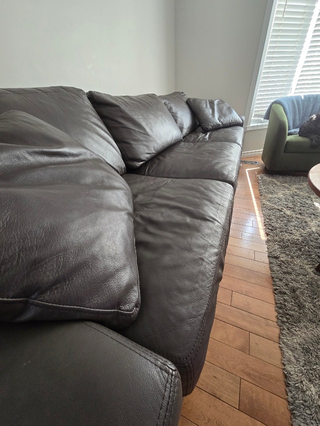 Sleek Italian-Designed Leather Sofa – Giuliano Giusti - photo 3