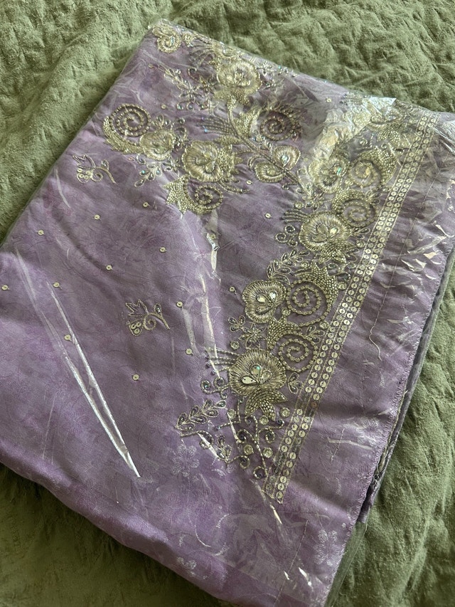 Lavender Embellished Shalwar