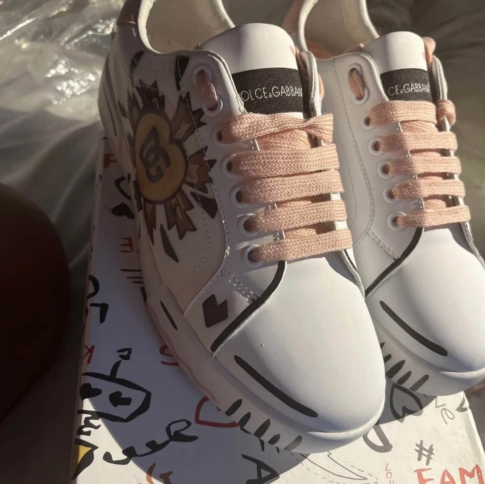 Dolce And Gabbana Portofino Light Strobel Nappa Calfskin Sneaker - photo 2