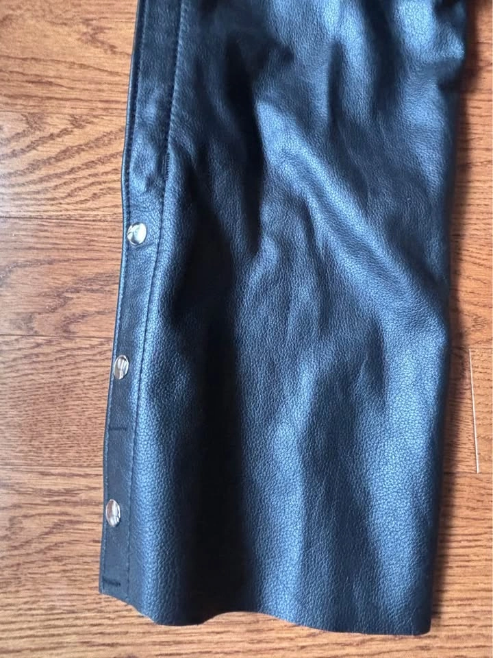 UNIK Leathers Black Leather Motorcycle Chaps Men’s 3XL - photo 2