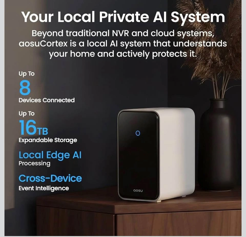 AOSU G11 AI Home Security Suite-3K Solar Security Camera - photo 5