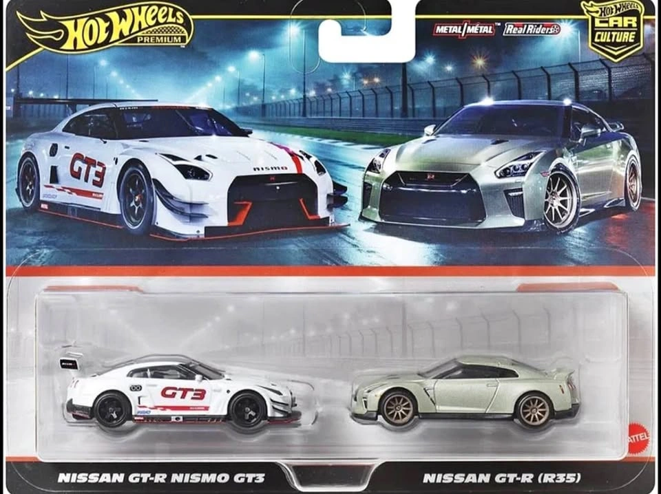 Hot Wheels Premium Car Culture Nissan GT-R 2-Pack
