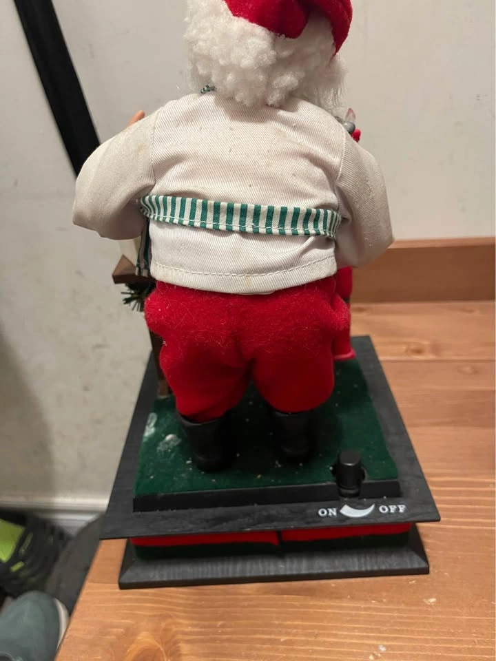 Christmas Santa and Mrs. Claus Holiday Scene - photo 4
