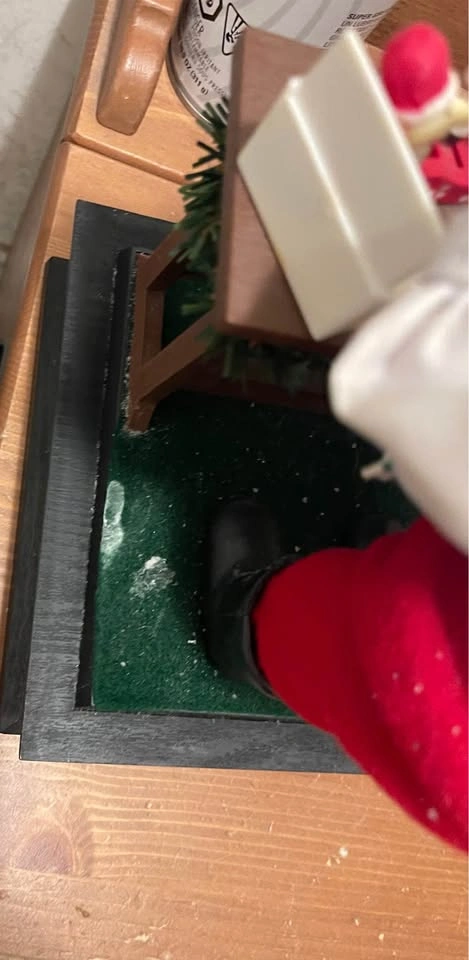 Christmas Santa and Mrs. Claus Holiday Scene - photo 5