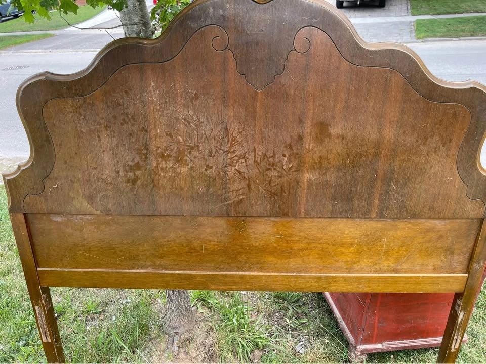 Antique double bed headboard - Yolles Furniture - photo 2