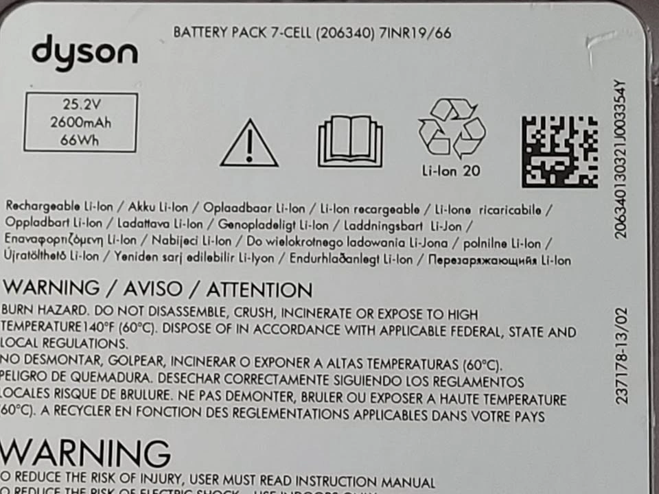 Dyson sv12 v10 vacuum Parts Untested - photo 4