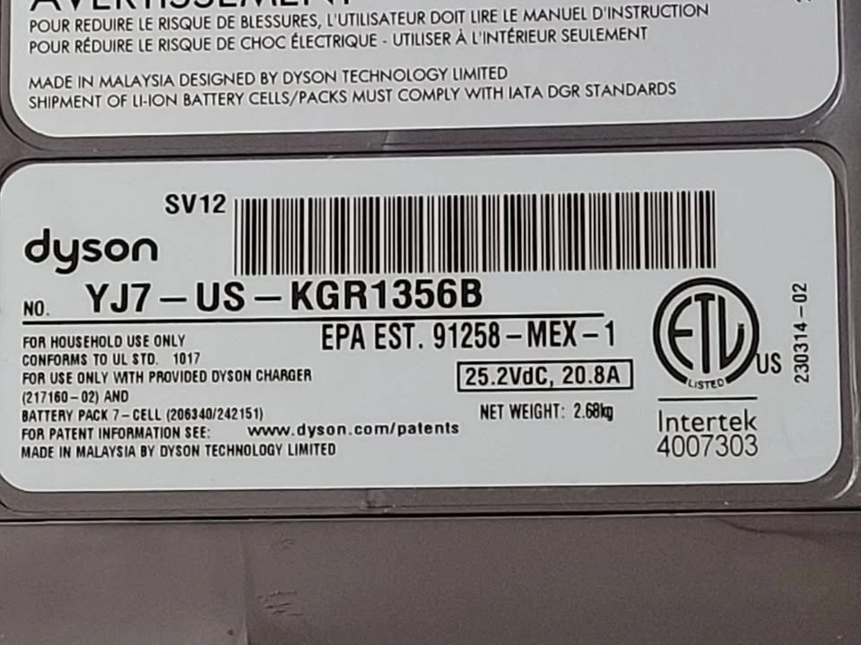 Dyson sv12 v10 vacuum Parts Untested - photo 5