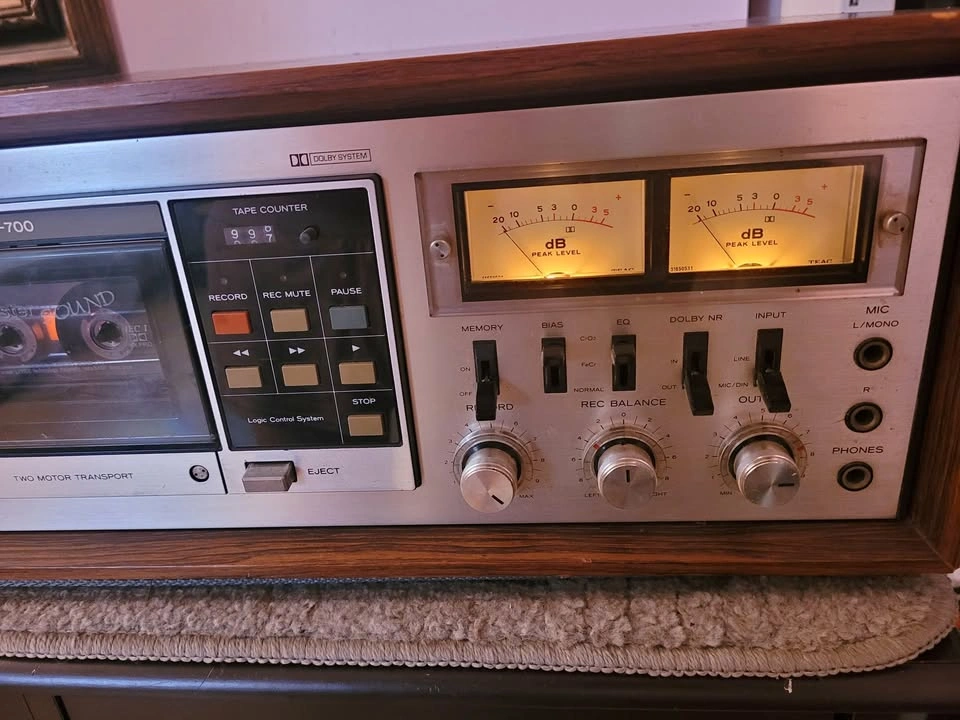 Vintage TEAC A-700 Stereo Cassette Deck Recorder Made Japan Work