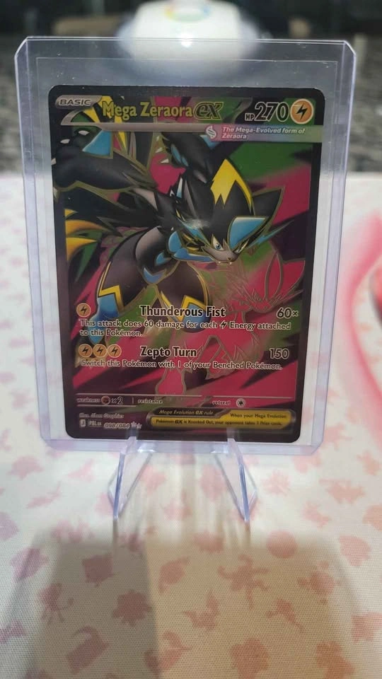 Mega Zeraora EX Ultra Rare 098/084 - Pitch Black Pokemon Card - photo 3