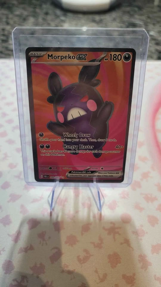 Morpeko EX Ultra Rare 102/084 - Pitch Black Pokemon Card - photo 3