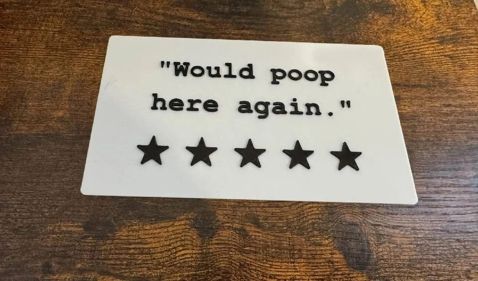 3D printed Funny bathroom signs - photo 4
