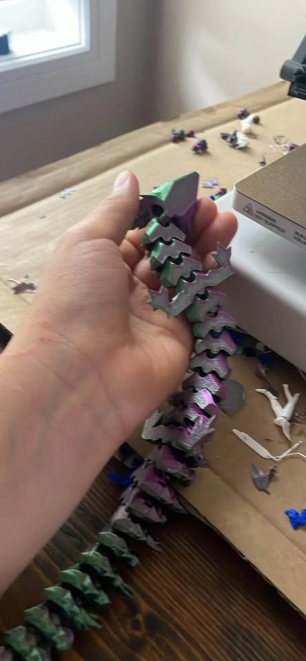 3D printed dragon - photo 3