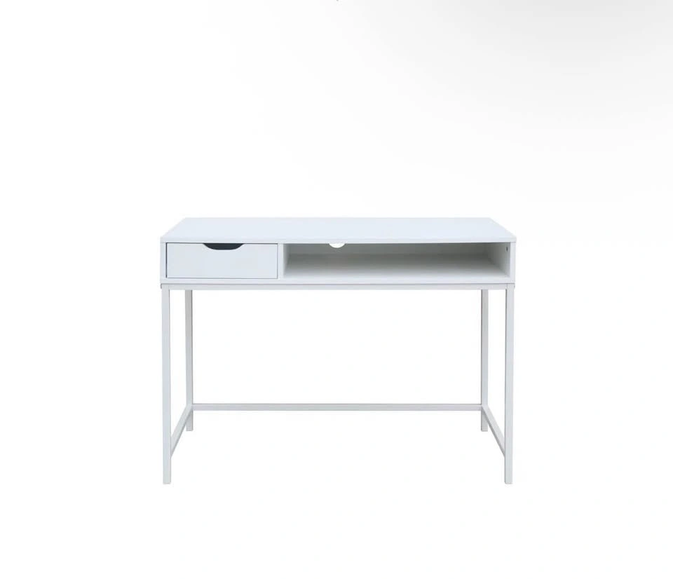 Modern White Home Office Desk - photo 2