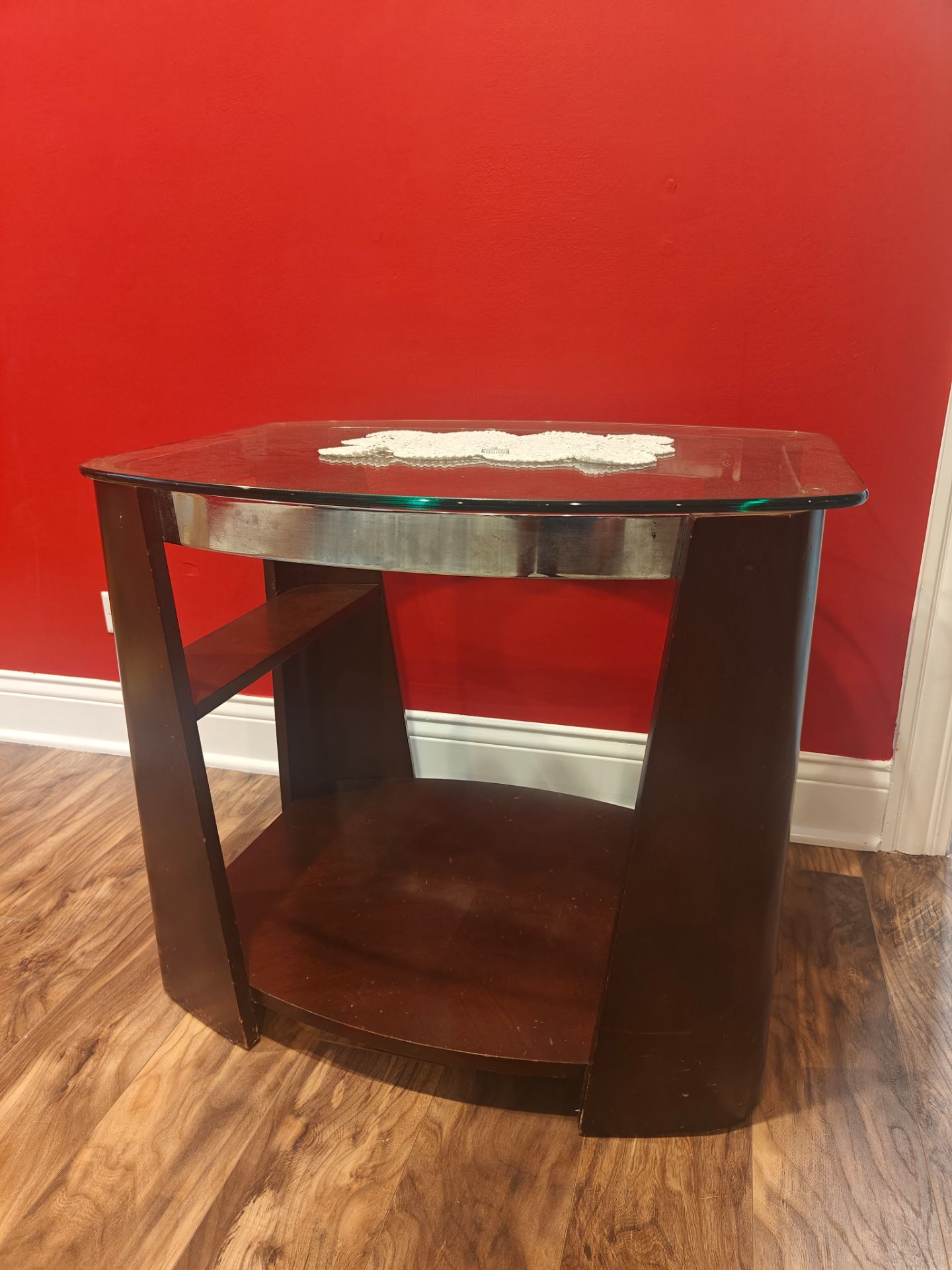 Living room Side tables - Glass top