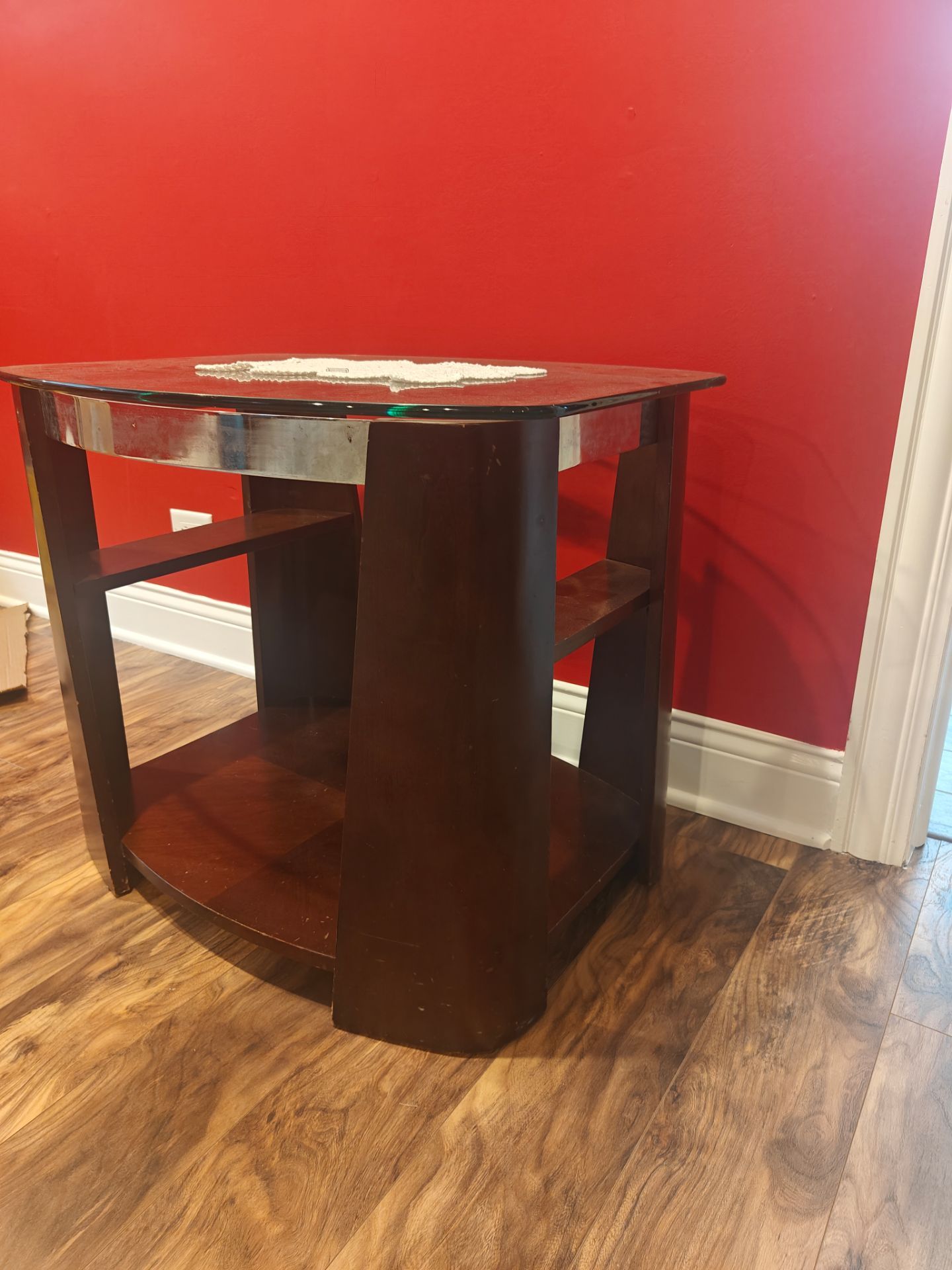 Living room Side tables - Glass top - photo 2