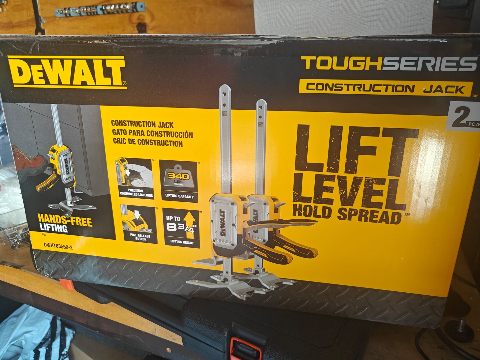 BRAND NEW 2PK - Dewalt DWHT83550 TOUGHSERIES Construction Jack