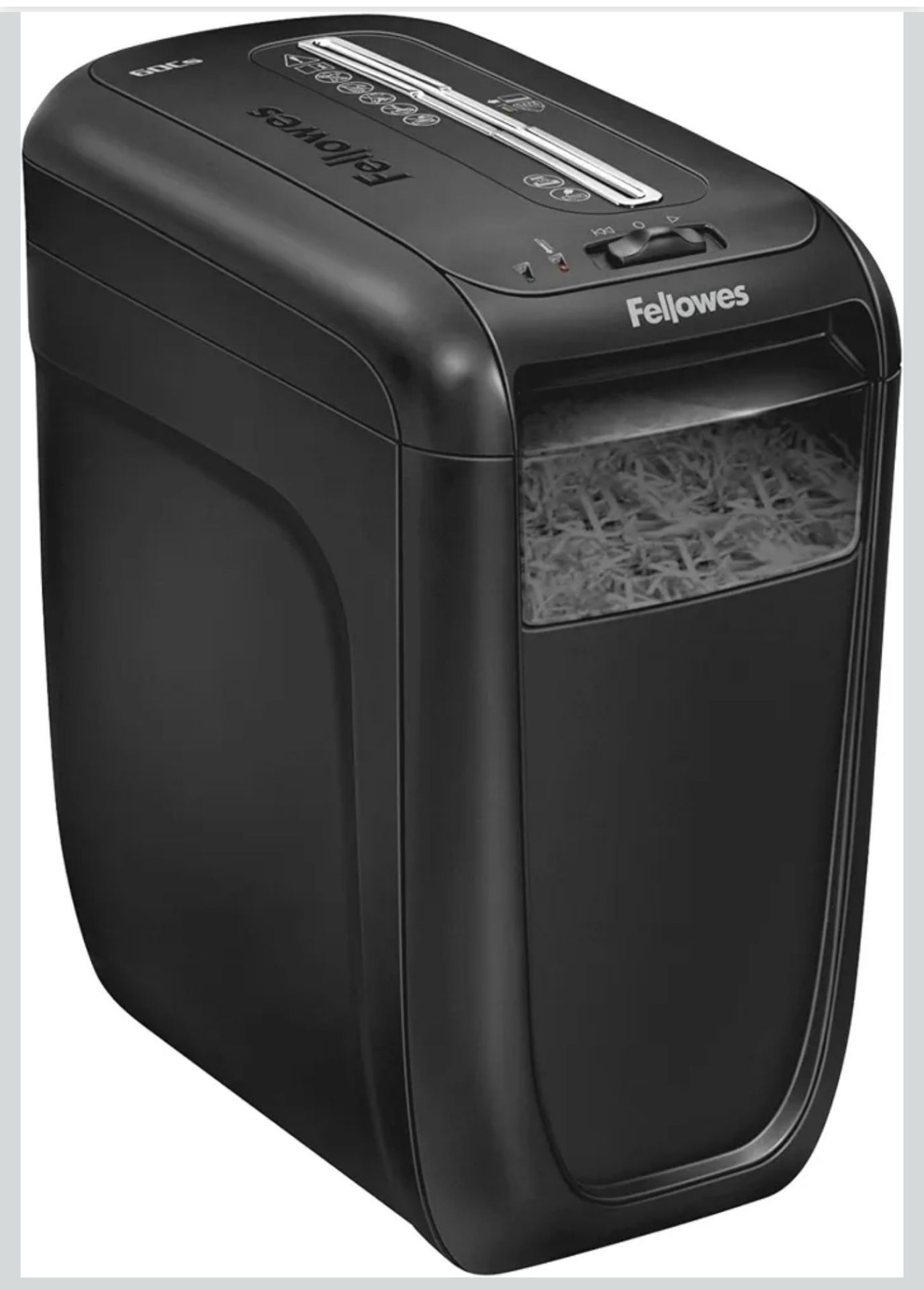 Fellowes Powershred 60Cs 10-Sheet Cross-Cut Shredder