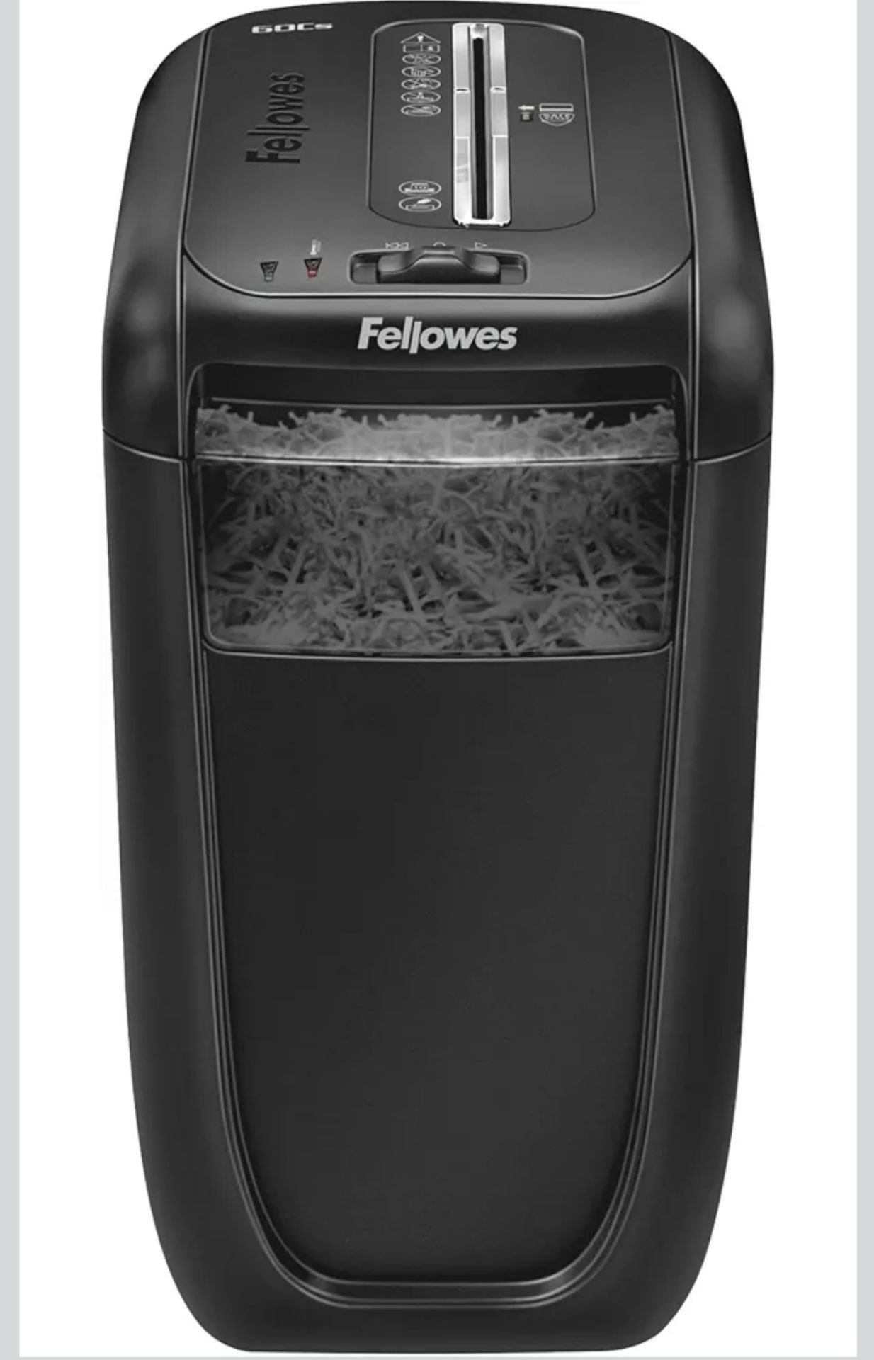 Fellowes Powershred 60Cs 10-Sheet Cross-Cut Shredder - photo 3