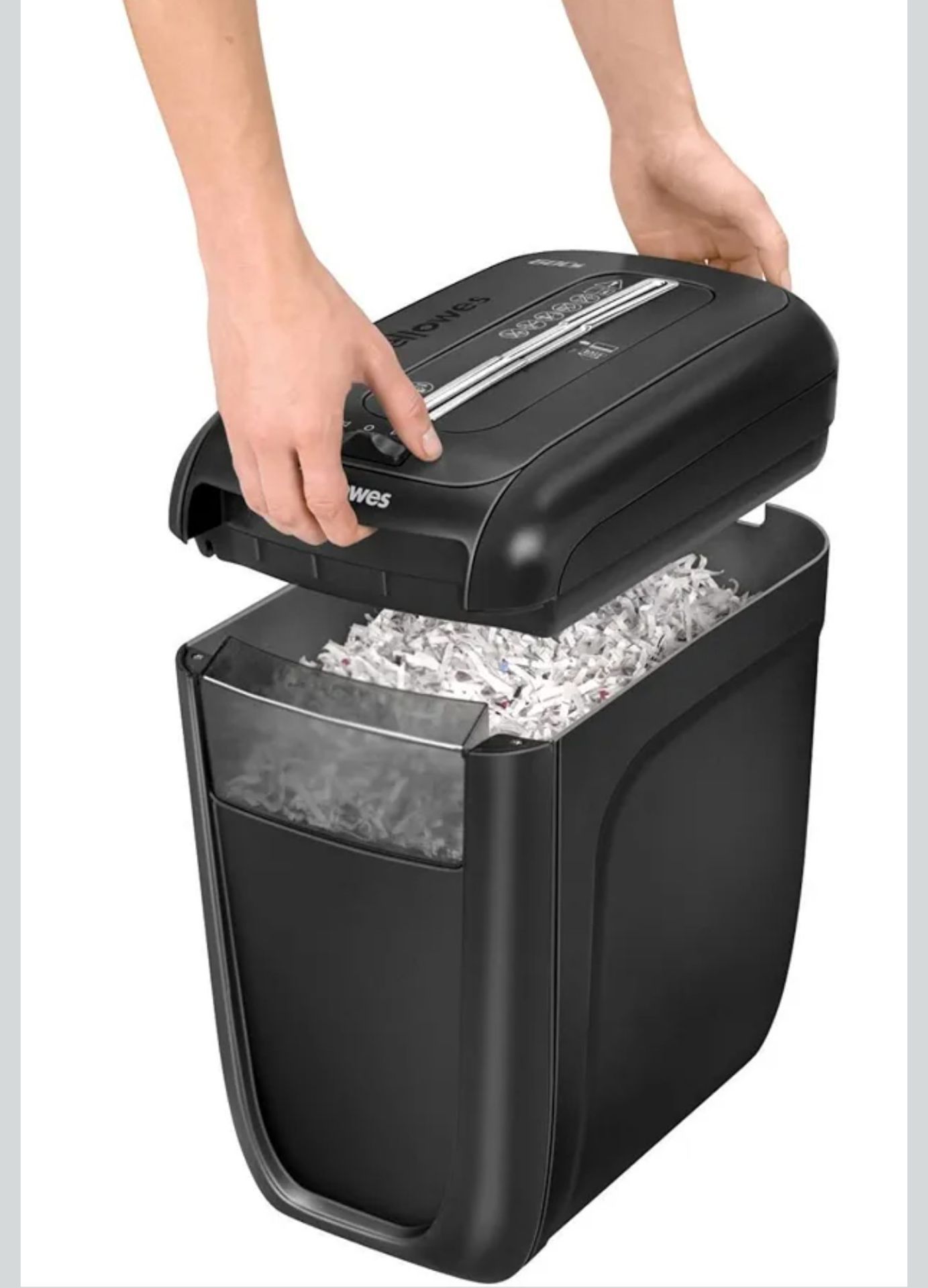 Fellowes Powershred 60Cs 10-Sheet Cross-Cut Shredder - photo 4