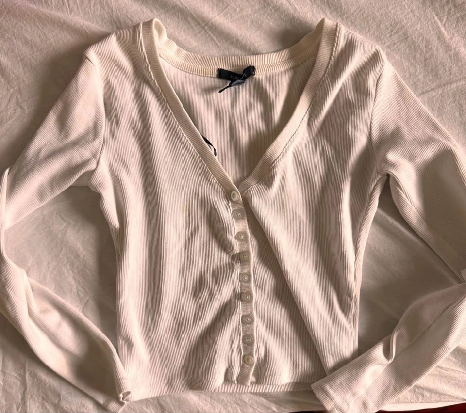 White button up long sleeve - photo 2