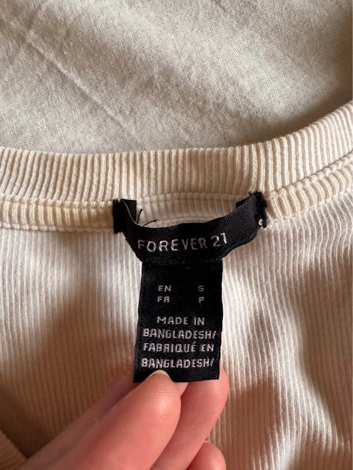 White button up long sleeve - photo 3
