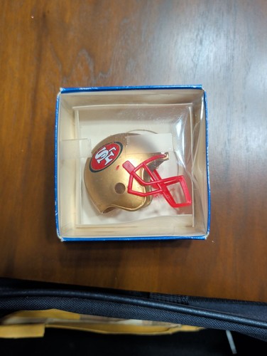 Vintage San Francisco 49ers Glass Helmet Ornament