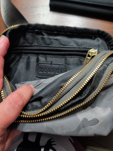 ZORFIN Camo Belt Bag Waist Pack with Gold Hardware - photo 3