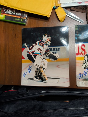 Signed Tommy Salo New York Islanders 8x10 Action Photo