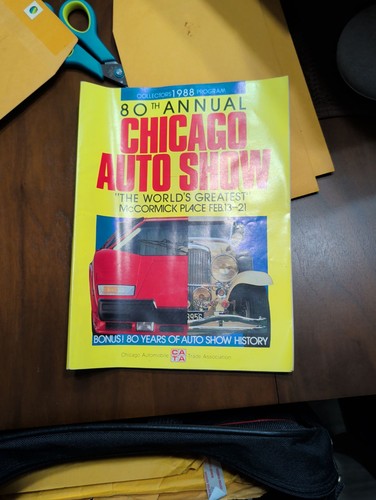 1988 Chicago Auto Show 80th Annual Collectors Program