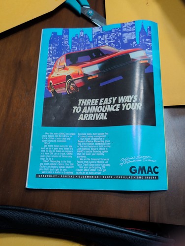 1988 Chicago Auto Show 80th Annual Collectors Program - photo 3