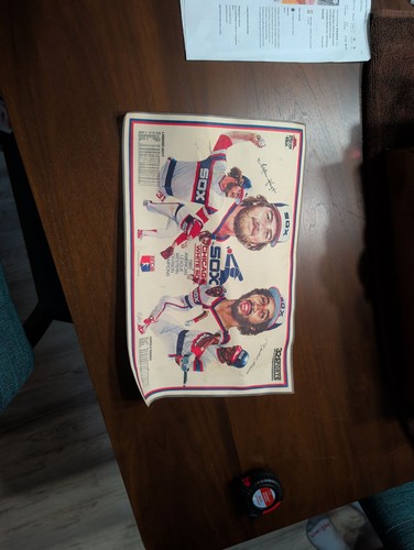 Vintage 1983 Chicago White Sox Pizza Hut Placemat Memorabilia