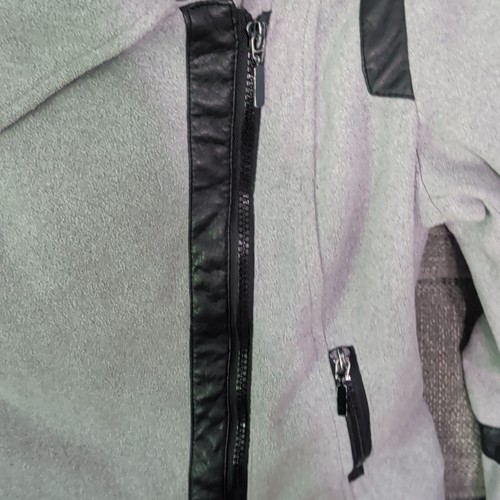 Yoki Outerwear Collection Gray/Black Full Zip Jacket w/ Pockets - photo 2