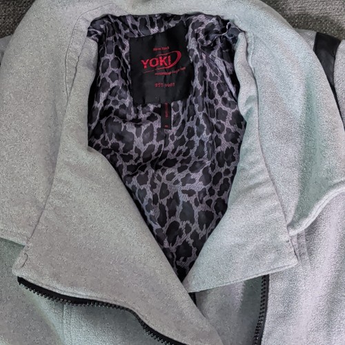 Yoki Outerwear Collection Gray/Black Full Zip Jacket w/ Pockets - photo 4