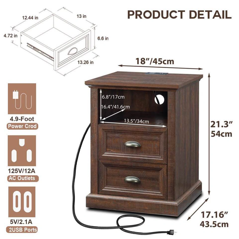 Brand new side table / End table / Nightstand/ Small Dresser - photo 2