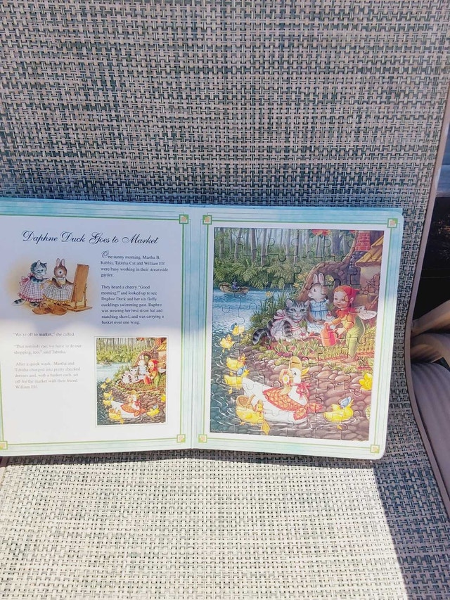 Shirley Barber's Martha B. Rabbit Jigsaw Book - photo 3