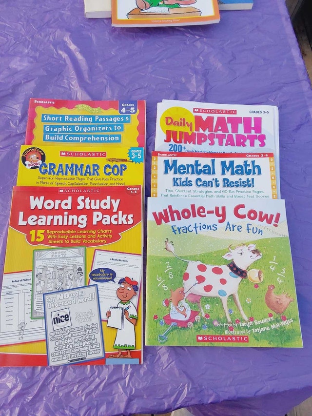 Teacher Set Scholastic Educational Workbooks Grade 2-5
