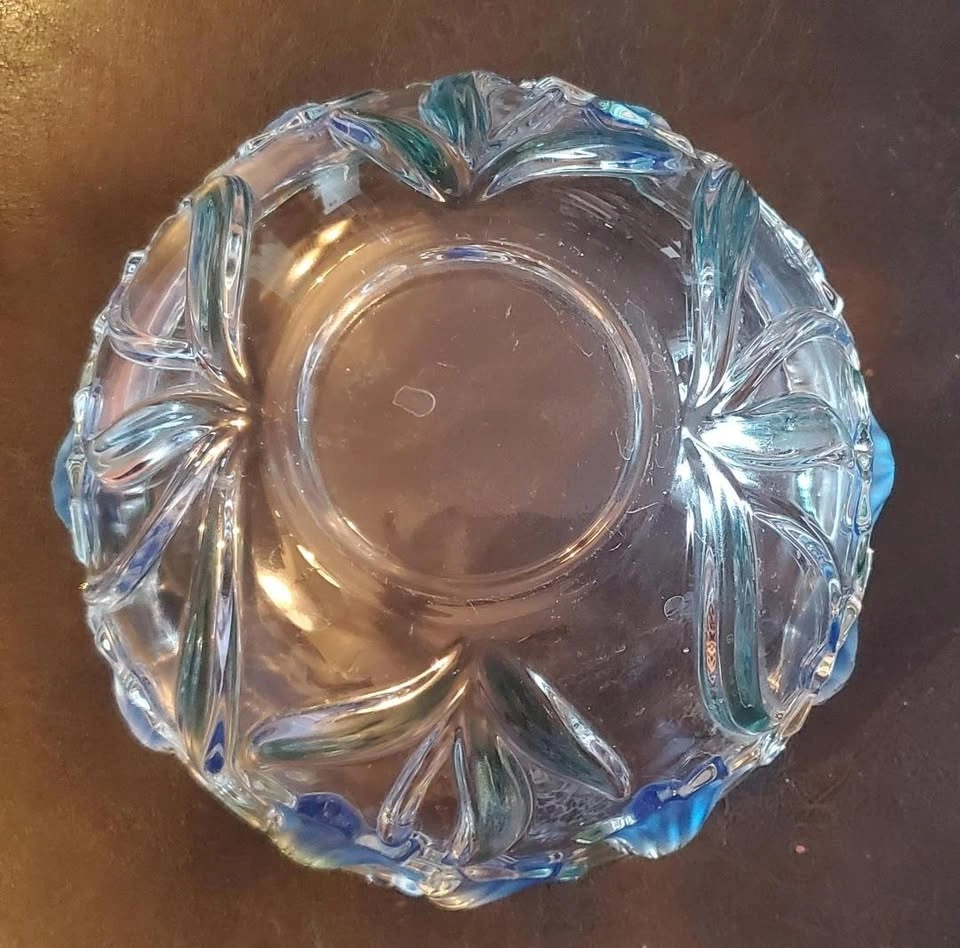 Vintage Mikasa Bluebells Glass Bowl - photo 4
