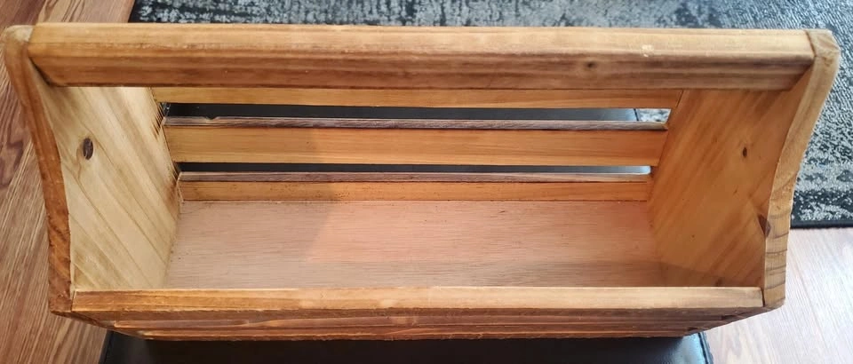 CLEARANCE - Wooden Storage Basket - photo 2