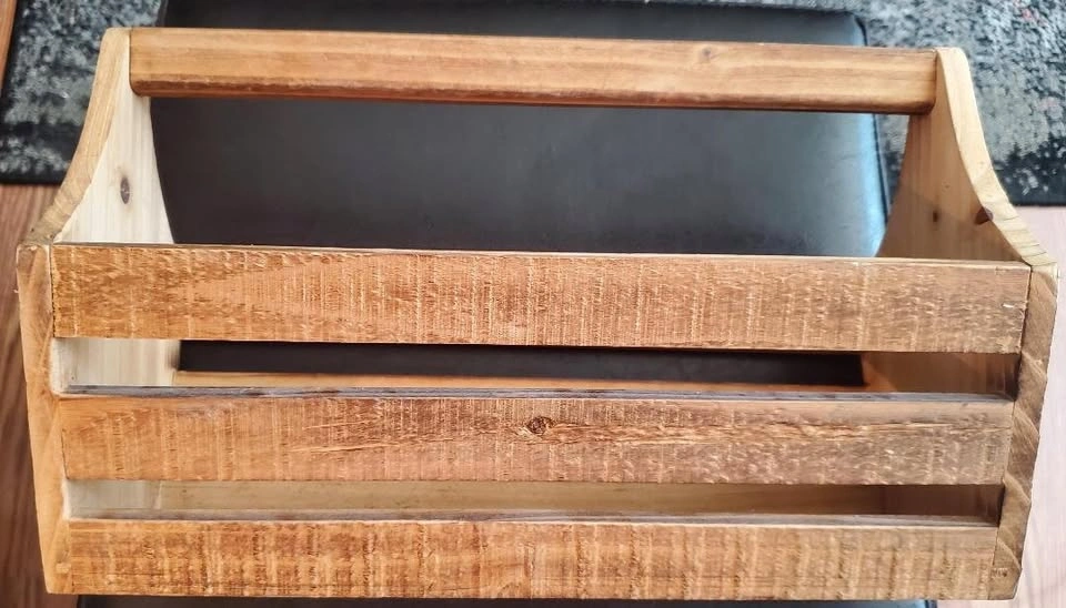 CLEARANCE - Wooden Storage Basket - photo 3