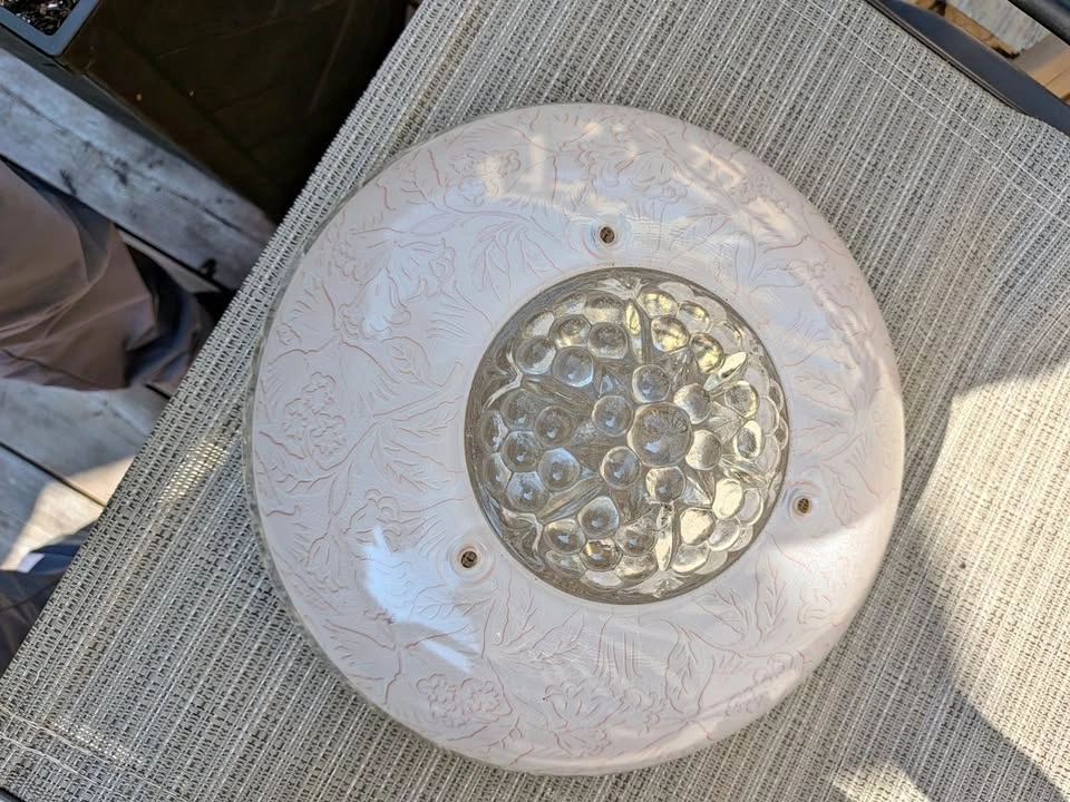 antique ceiling fixture canopy