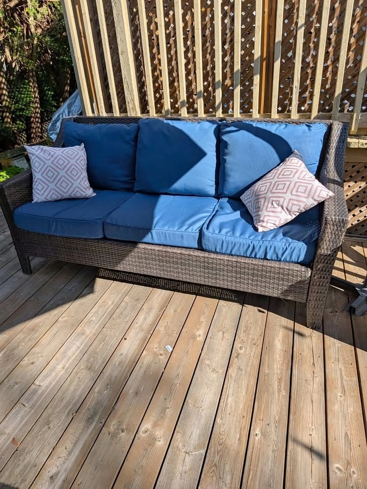 All Weather Resin Wicker 6 piece patio set