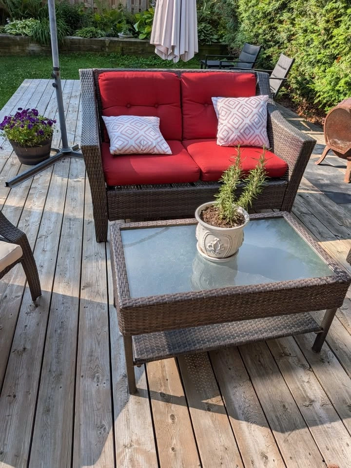 All Weather Resin Wicker 6 piece patio set - photo 3