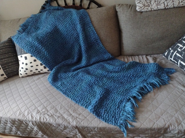 Soft Knitted Throw Blanket