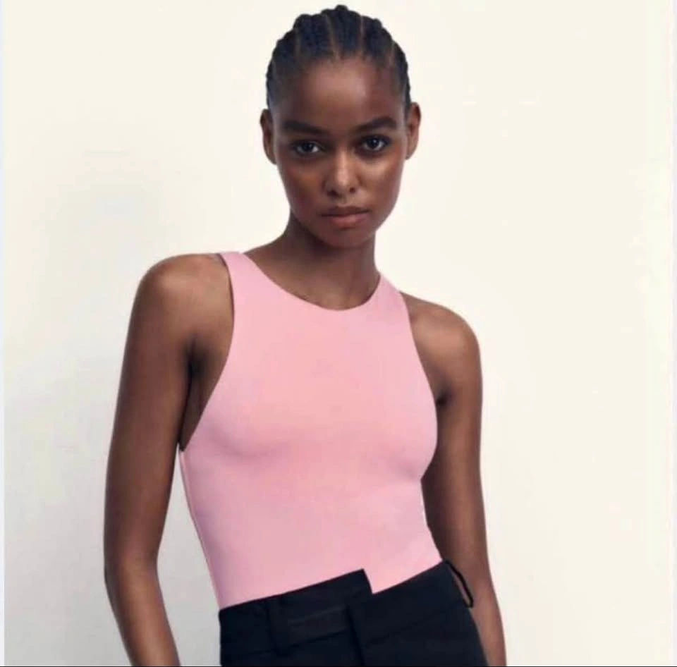 Zara - Bodysuit Pink Size S - New