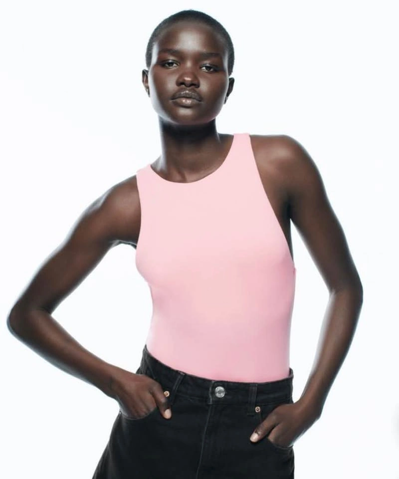 Zara - Bodysuit Pink Size S - New - photo 2