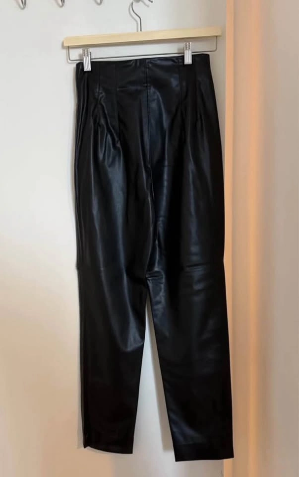 Zara - Leather Pants - Brand New - Size: XS - photo 3